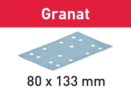 Festool Zubehör Granat STF 80x133 P180 gr 10 Schleifstreifen | 497130