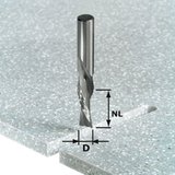 Festool Zubehör HW SPI D12 42 LD SS S12 Spiralnutfräser | 492656 - 492656
