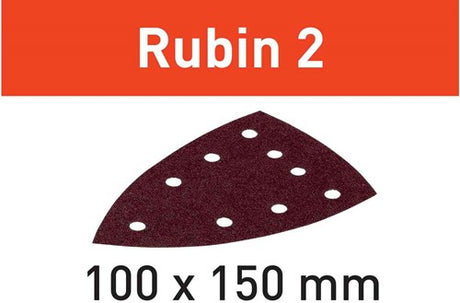 Festool Zubehör Schleifpapier STF Delta 9 P180 RU2 50 Rubin 2 – 577577