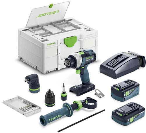 Festool Akku-Bohrschrauber TDC 18 4 5,0 4,0 i-set quadrive – 577612