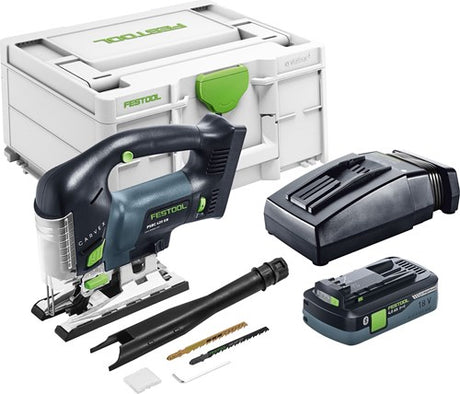 Festool psbc 420 hpc 4.0 ebi-plus | Carvex Akku-Pendelstichsäge 18V 120mm im Systainer (1x 4,0Ah Akku + Ladegerät) - 576532