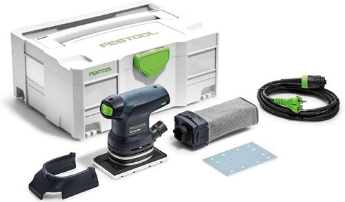 Festool RTS 400 REQ GR SYS P Exzenterschleifer | systainer 3 - 578205 gefüllt mit Körnchen-Schleifpapier