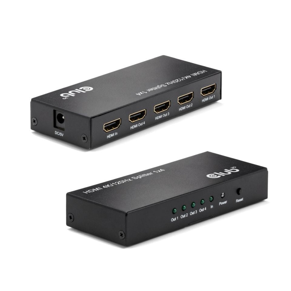 Club 3D HDMI Splitter 1x > 4x HDMI 4K 120Hz