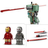Lego Superhelden Marvel 76320 Iron Man und Kriegsmaschine gegen Hammerdrohnen