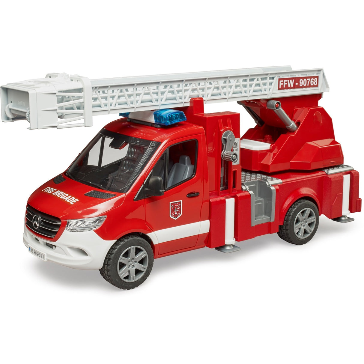 Bruder Fire Truck mit Leiter und Wasserpumpe +Licht und Schall