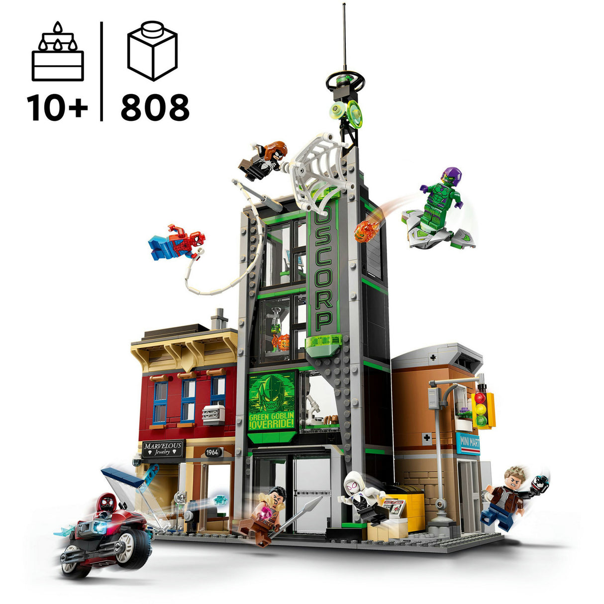 Lego® Marvel Spider-Man vs. Oscorp – 76324