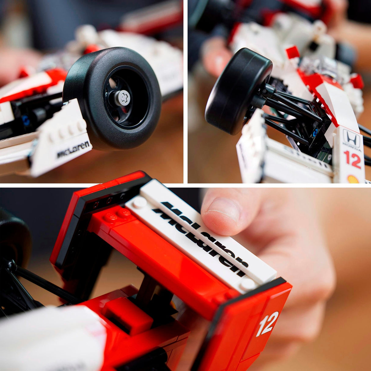 Lego -Ikonen 10330 McLaren MP4 4 und Ayrton Senna