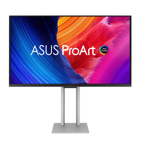 Asus proart display pa27ucdmr 26.5 4k uhd monitor (zilver, hdmi, displayport, usb-a, usb-c, 2x thunderbolt 4)