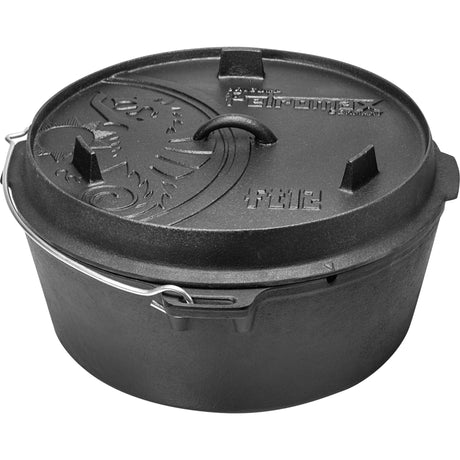 Petromax Dutch Oven FT12-T Kochpfanne (schwarz, 10,8 Liter)