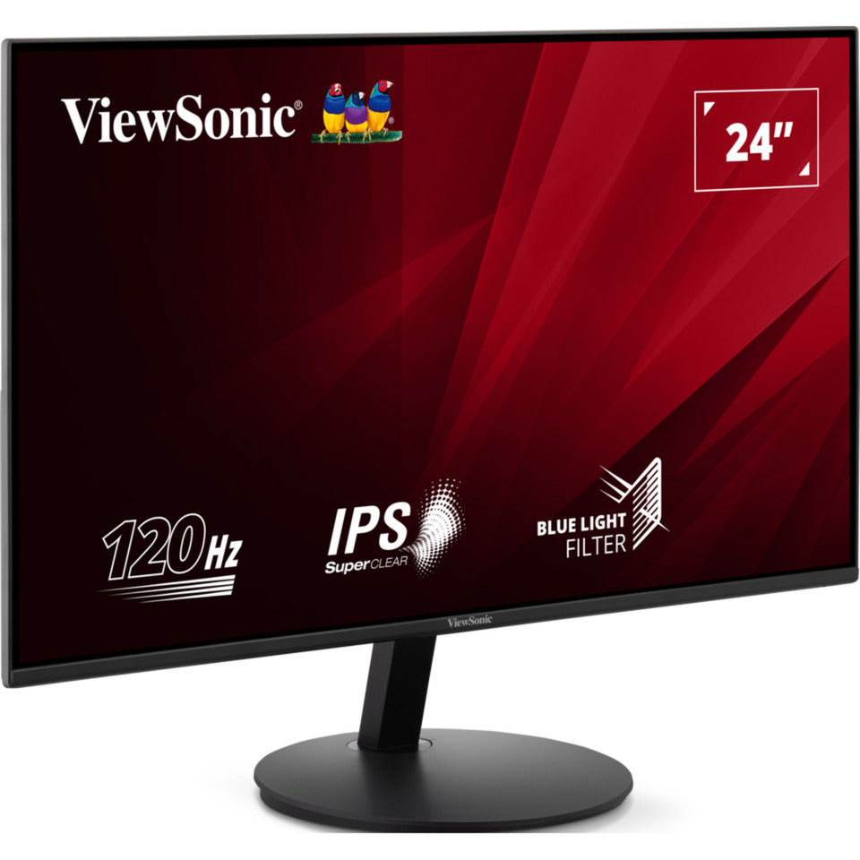 Viewsonic VA24E1-H Full HD 24 Monitor (schwarz, 1x HDMI, 1x VGA, 120 Hz)
