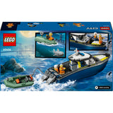Lego® City-Verfolgungsjagd mit Polizeiboot, wirklich schwimmfähig – 60456