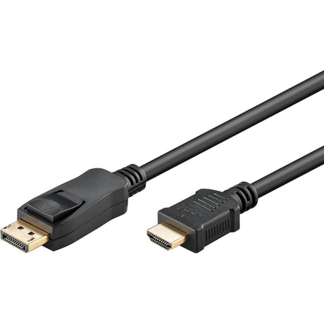 Goobay Displayport 1.2 auf HDMI 2.0 Verbindungskabel, 2 m (schwarz)
