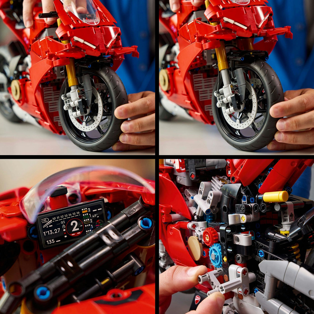 Lego Technic 42202 Ducati Panigale V4 S-Motor