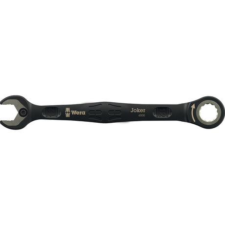 Wera 6000 Joker Black Edition 11 Set 1 Ringmaul-Ratschenschlüsselsatz, 11-teiliger Schraubenschlüssel (schwarz)
