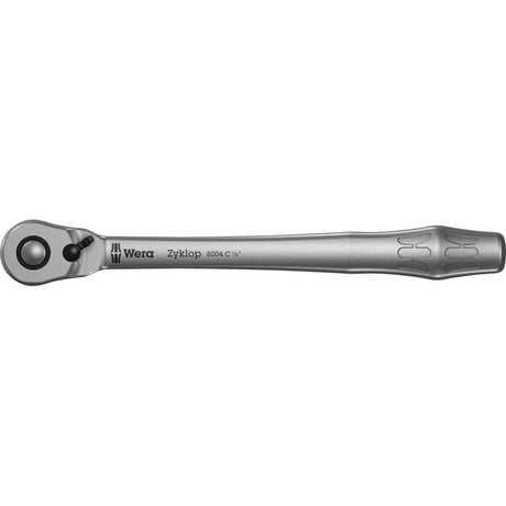 Wera 8004 b zyklop Metallratsche mit Schaltklinke mit 3 8-Antrieb, 3 8 Zoll x 222,0 mm – 1 Stück – 05004034001