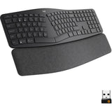 Logitech K860 Ergo-Tastatur (schwarz, 100 %, Bluetooth, US-internationale ISO)