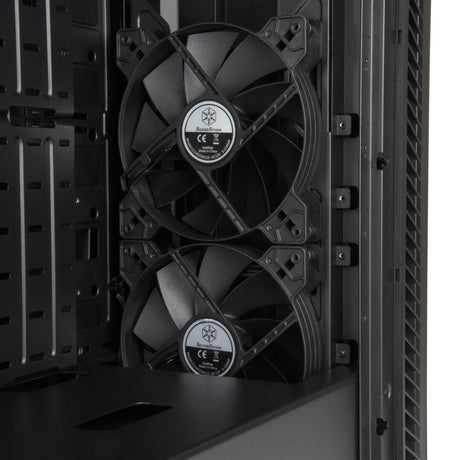 Silverstone Seta Q1 Midi-Tower-Gehäuse (schwarz | 2x USB-A | 1x USB-C)