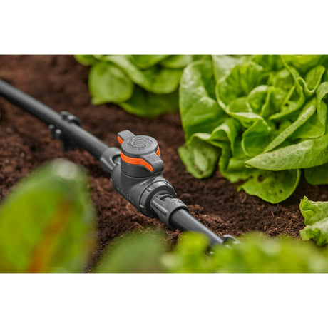 Gardena Micro-Drip-System Absperr- und Regulierventil 13 mm (1 2 ) (grauorange)