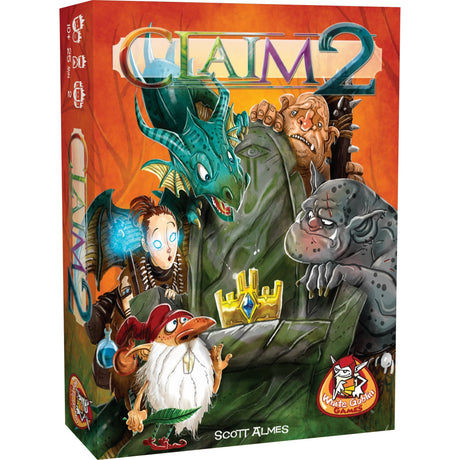 White Goblin Games Claim 2 Kartenspiel (niederländisch, 2 Spieler, 25 Minuten, ab 10 Jahren)