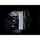Klevv 32 gb ddr5-6200 (2x 16 gb) kit werkgeheugen (wit zwart, kd5agua80-62b320p, cras v rgb rog, xmp 3.0, expo)