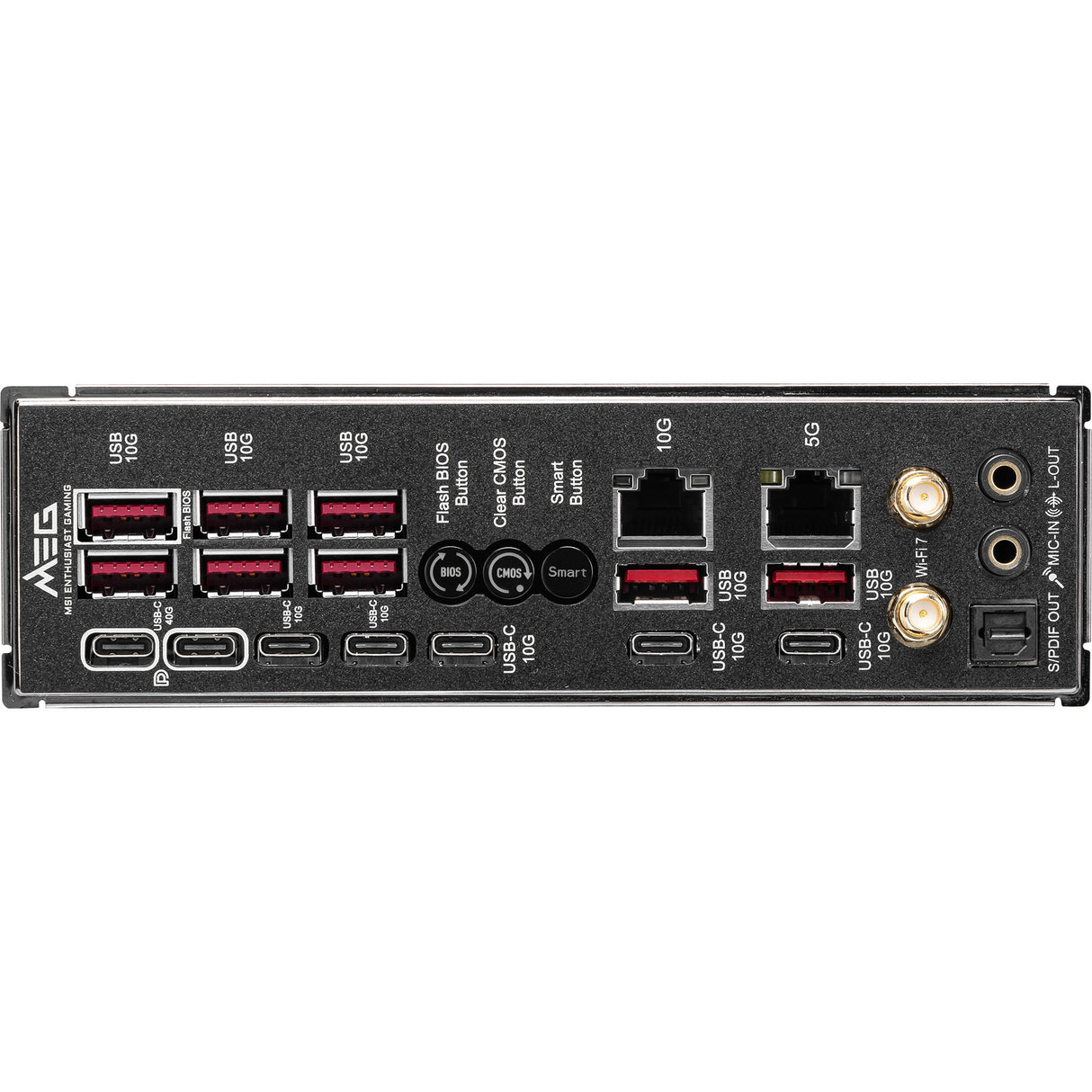 Msi meg x870e godlike socket am5 moederbord (5gb-lan, 10gb-lan, wlan, bt, sound, atx)