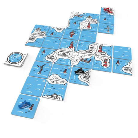 Pandasaurus-Spiele Beacon Patrol – Brettspiel – kooperatives und Solospiel – Englisch