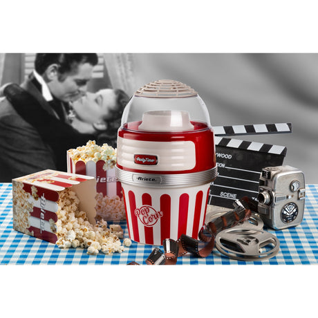 Ariete Party Time Pop Corn XL Machine 2957 00 Popcornmaschine (rot weiß)