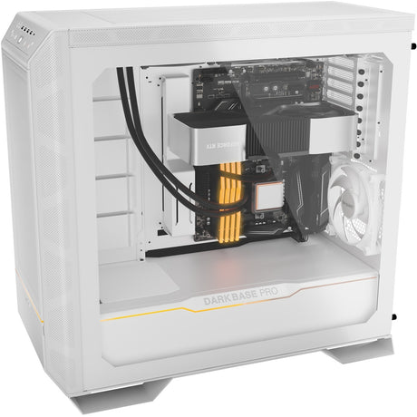 Ruhig sein! Dark Base Pro 901 Big-Tower-Gehäuse (weiß | 4x USB-A | 1x USB-C | RGB | gehärtetes Glas)