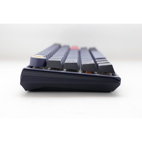 Ducky one 3 cosmic blue sf rgb mechanisch toetsenbord (donkerblauw, us lay-out (qwerty), cherry mx speed silver, 65%, rgb leds, double-shot pbt, hot-swappable, quack mechanics)