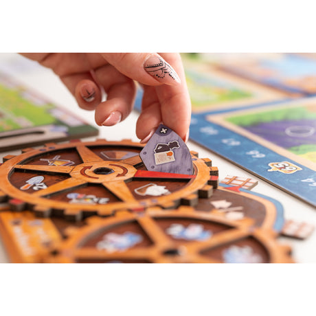 Asmodee board dice windmill valley - nederlandstalig bordspel voor 1-4 spelers