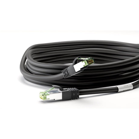 Goobay Patchkabel Kat.8.1 s FTP (schwarz, 0,25 Meter)