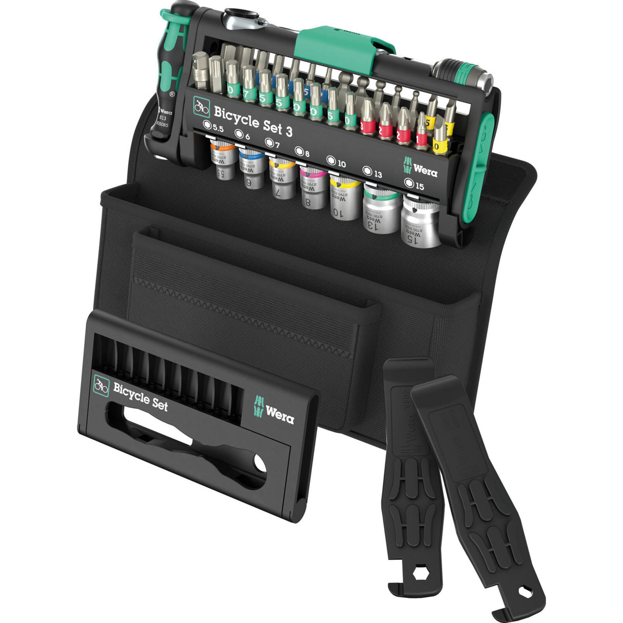 Wera Fahrradset 3 - Werkzeugset im Koffer - 05004187001