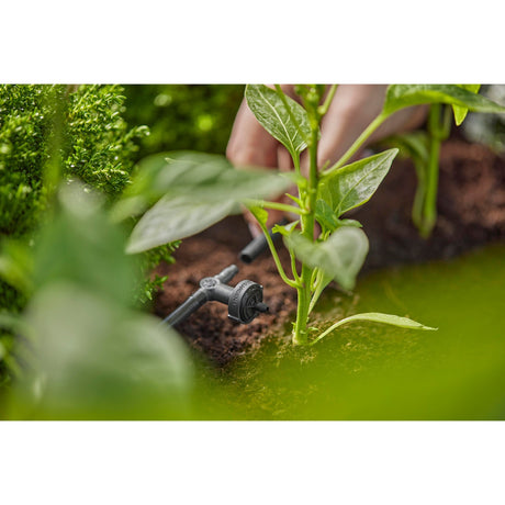 Gardena Series Tropfer 2 l u, druckausgleichender Tropfer (dunkelgrau, 10 Stück)