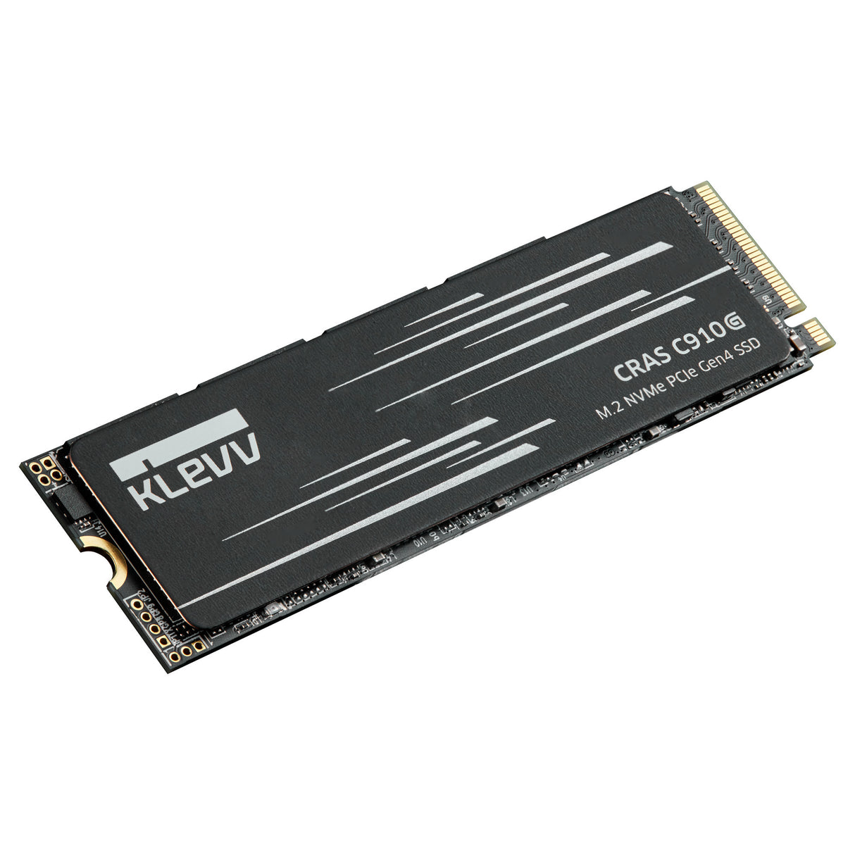 Klevv cras c910g 2 tb ssd (zwart, k02tbm2sp0-10g, pcie gen 4.0 x4, nvme 2.0)