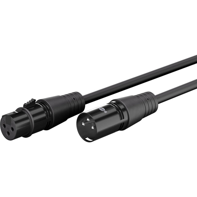 Goobay xlr-aansluitkabel (zwart, 5 meter)
