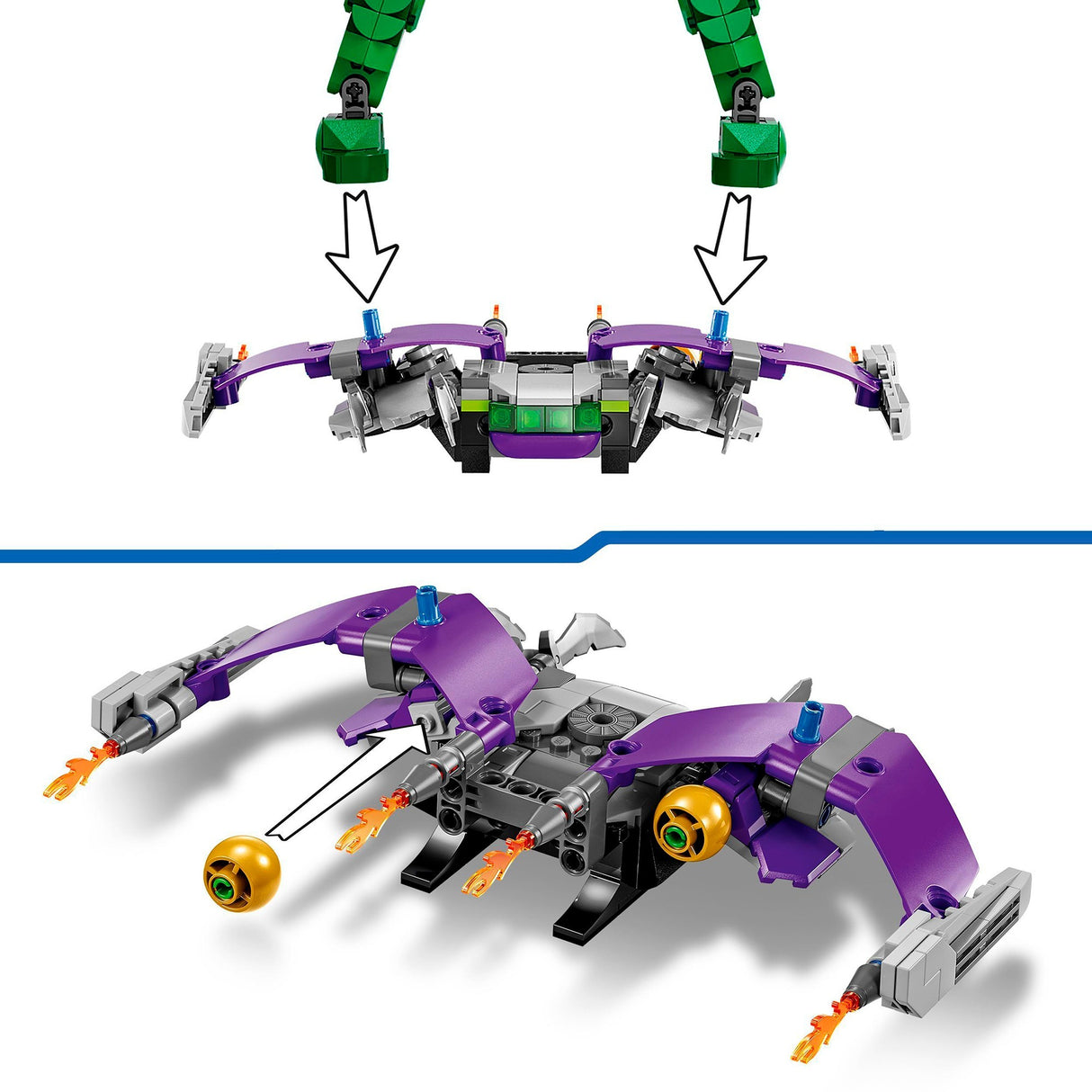 LEGO Super Heroes 76284 Grüne Bobelkonstruktion Figur