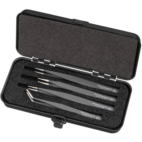Wiha SMD-Pinzetten-Set Profi ESD-Greifzange (schwarz)