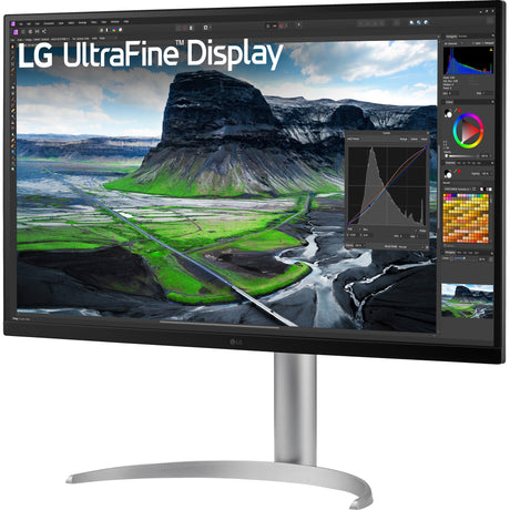 LG Ultrafine 32UQ850V-W 31,5 4K UHD Monitor (Weiß, 2x HDMI, Display Port, 2x USB-A, USB-B, USB-C)