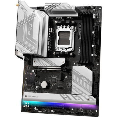 Asrock B850 Pro RS WiFi Sockel AM5 Mainboard (RAID, 2,5GB-LAN, WLAN, BT, Sound, ATX)