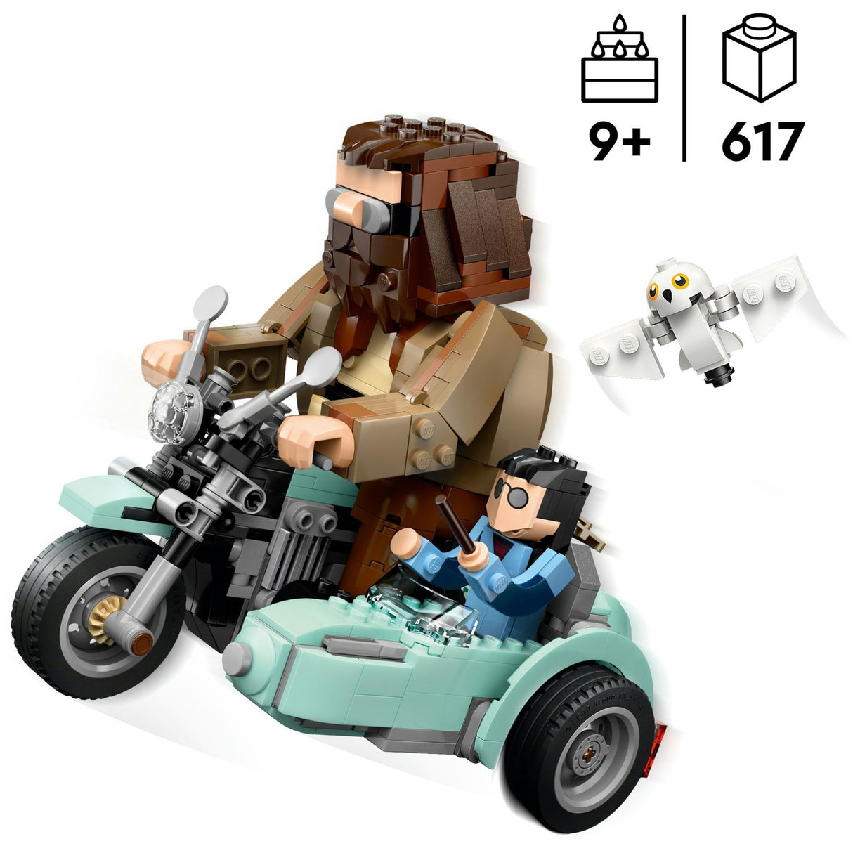 Lego Harry Potter™ Hagrid™ und Harrys magische Motorradfahrt – 76443