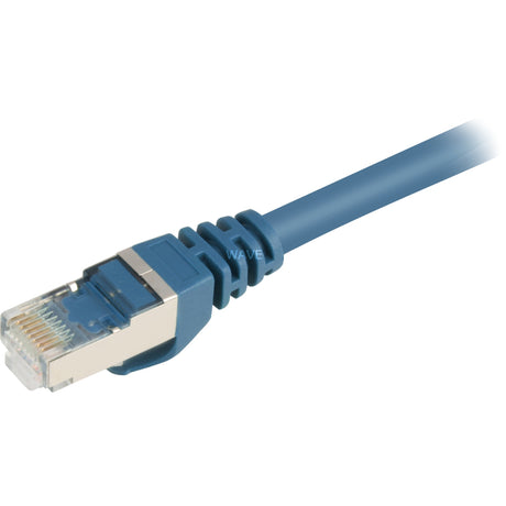 Sharkoon Netzwerkkabel SFTP, RJ-45 mit Cat.6 (blau, 0,25 Meter)