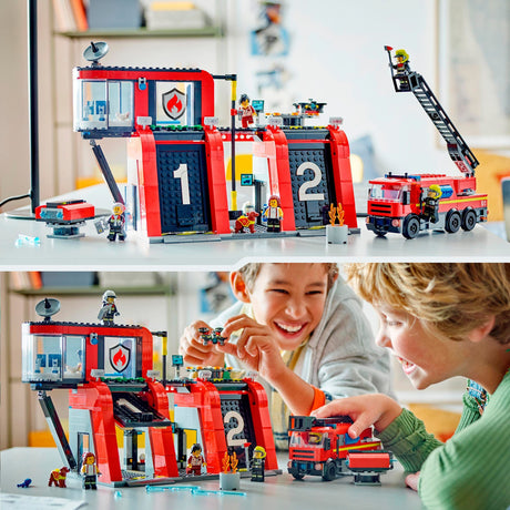 Lego City Feuerwache und Feuerwehrauto – 60414