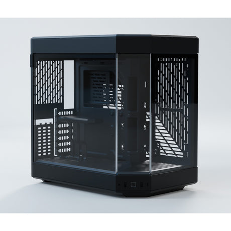 Hyte y60 Midi-Tower-Gehäuse (schwarz | 3x USB-A | gehärtetes Glas)