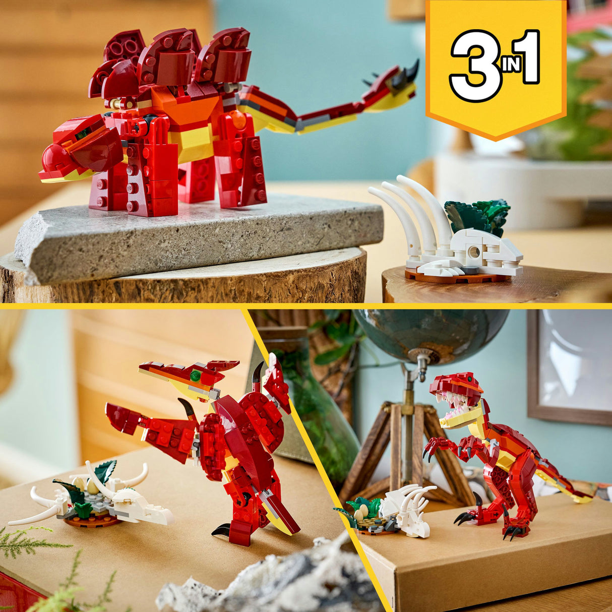 Lego Bauspielzeug Wilder Dinosaurier (31379)