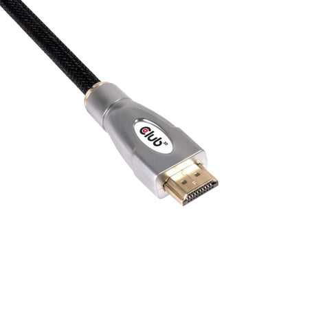 Club 3D HDMI 2.0 Kabel (Schwarz Silber, 5 Meter, 4K 60Hz)