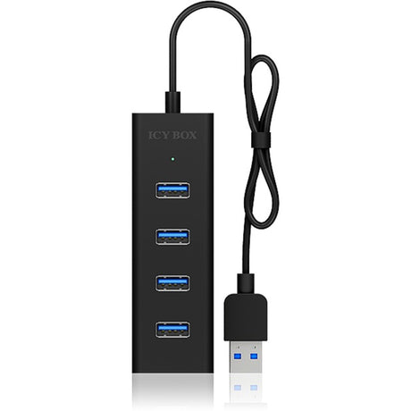 Icy Box ib-hub1409-u3 4-Port USB-Hub (schwarz)