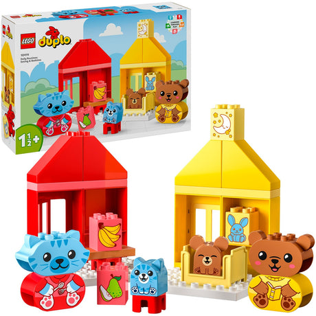 Lego Duplo – Alltagsgewohnheiten – Konstruktionsspielzeug zum Essen und Schlafen (10414)