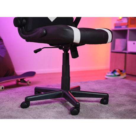 Trust GXT 703W Riye Gaming-Stuhl (schwarz und weiß)