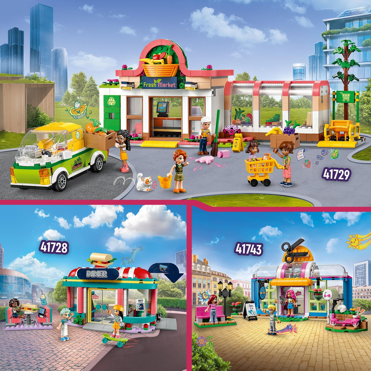 Lego Lego Friends 41728 Heartlake Restaurant in der Stadt