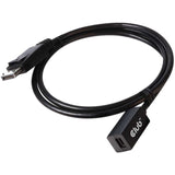 Club 3D Mini DisplayPort > DisplayPort 1.4 (männlich) Verlängerungskabel (schwarz, 0,1 Meter)